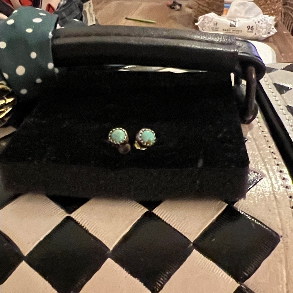 Turquoise Sterling Silver Studs
